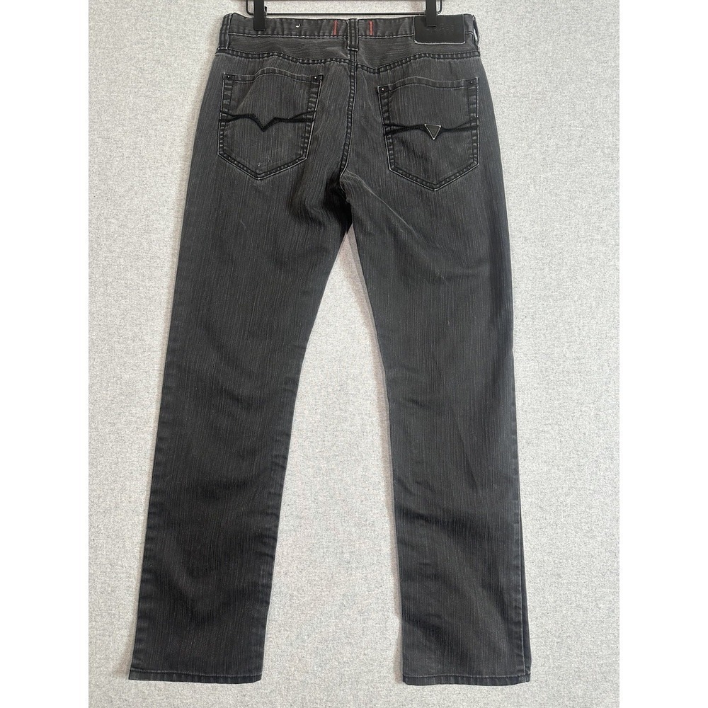 Guess Regular Slim Jeans Mens 32 Black McCrae Fit Denim Pants